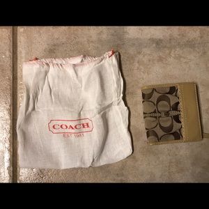 Coach Small Wallet. Never used.